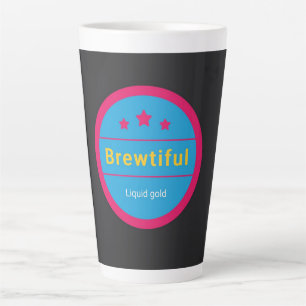 Brewtiful, Liquid gold, Large Latte Mug