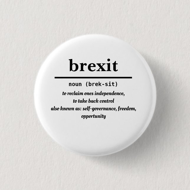 brexit badge (Front)