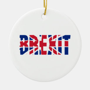 Brexit- Brexit Vote Europe British Politics Clothi Ceramic Ornament