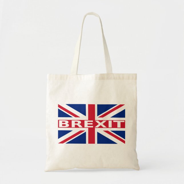Brexit British Flag Tote Bag (Front)