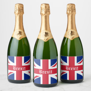 Brexit Celebration Sparkling Wine Label