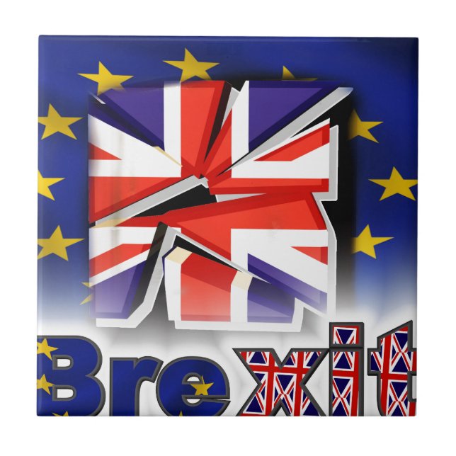 brexit ceramic tile (Front)