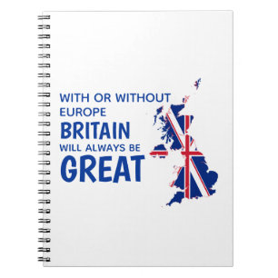 BREXIT GREAT BRITAIN EUROPE NOTEBOOK