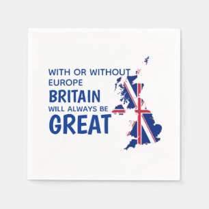BREXIT Great Britain Europe Paper Napkin