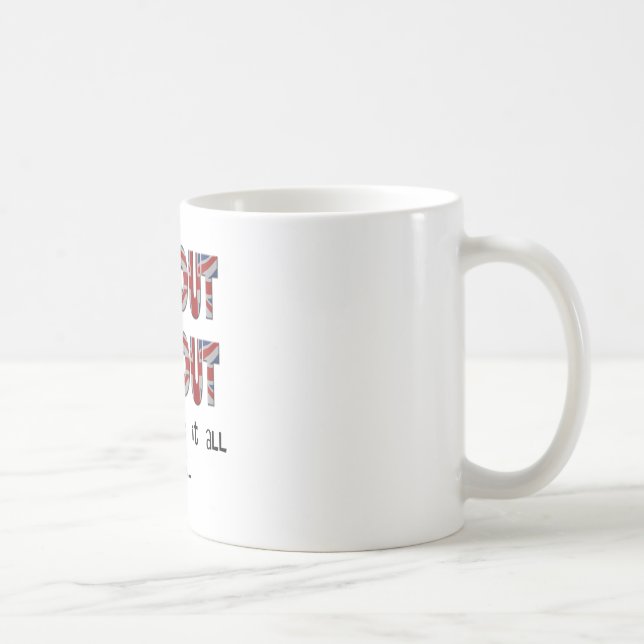 Brexit hokey cokey coffee mug (Right)