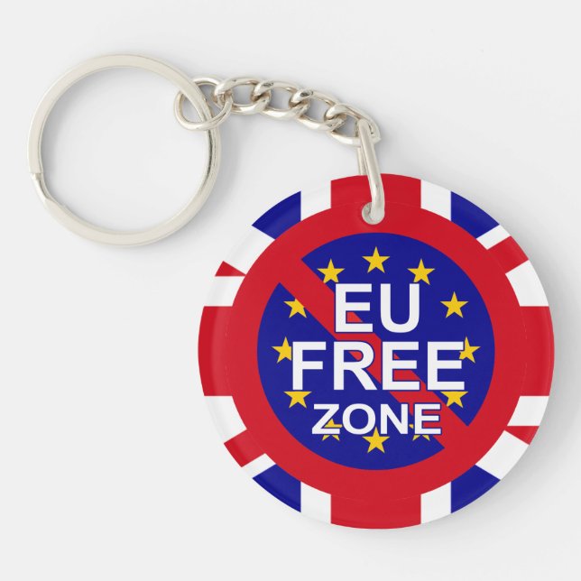 Brexit / Independence Day Key Ring (Front)