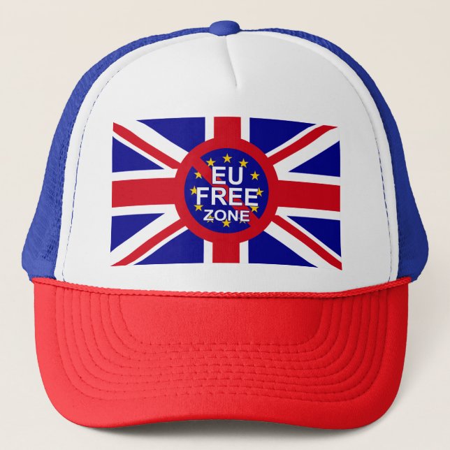 Brexit / Independence Day Trucker Hat (Front)