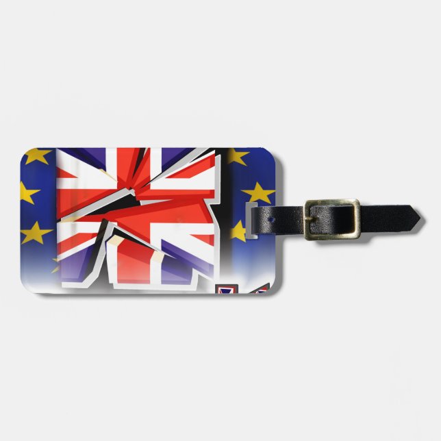 brexit luggage tag (Front Horizontal)