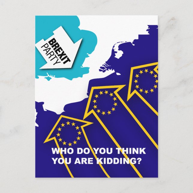 Brexit Party Dad's Army Postcard (Front)