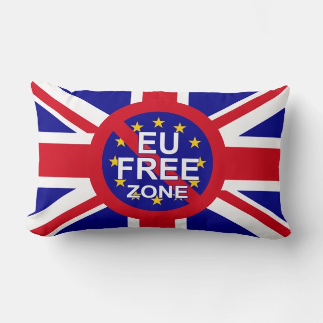 Brexit Supporters Lumbar Cushion (Front)