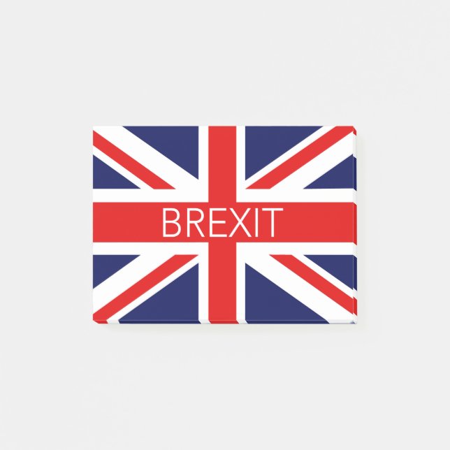 BREXIT UNION JACK - HIGH QUALITY IMAGE POST-IT NOTES (Front)