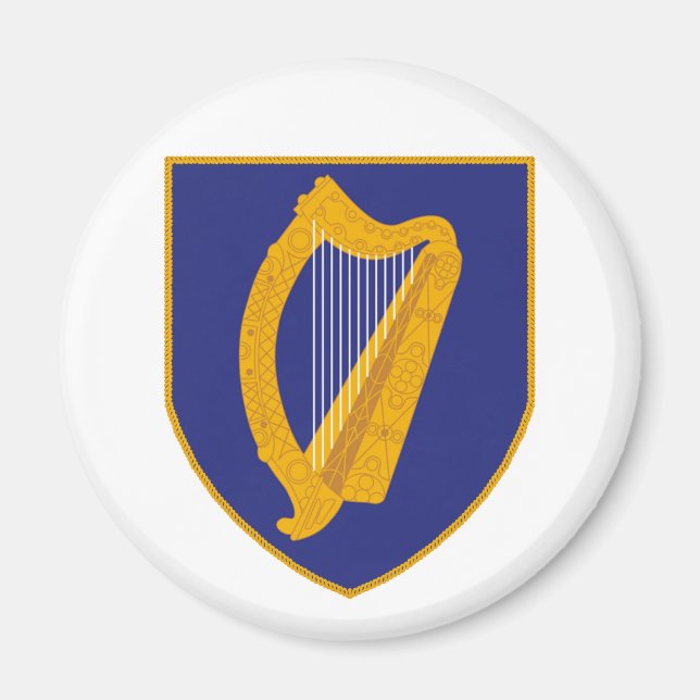 Brian Boru Harp - Symbol of Ireland Magnet (Front)