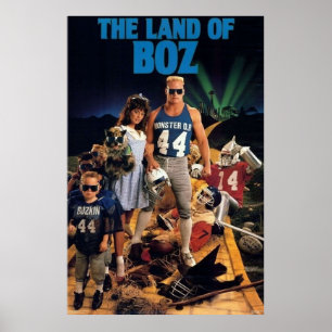 BRIAN BOSEWORTH THE LAND OF BOZ POSTER