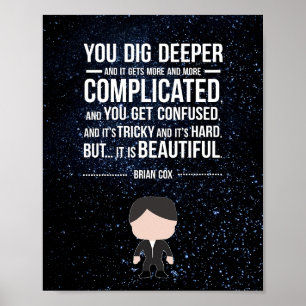 Brian Cox Quote   Poster