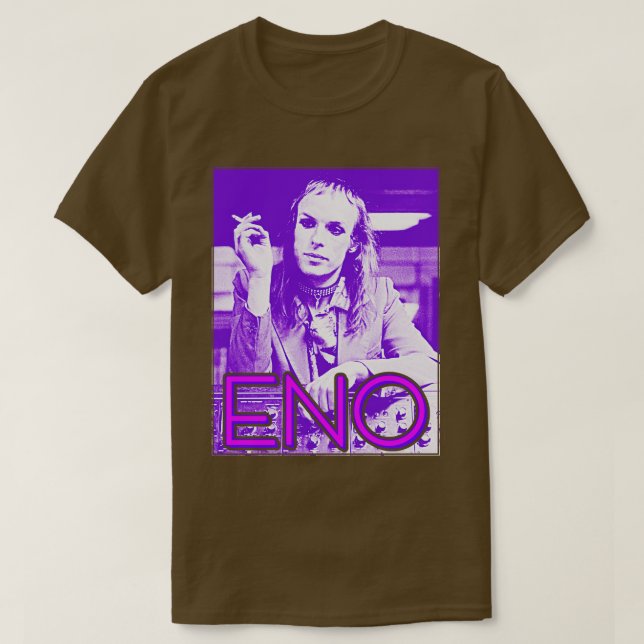 Brian Eno Retro Ambient Icon FanArt T-Shirt (Design Front)