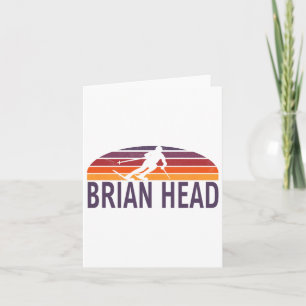Brian Head Iron County Utah Usa Ski Resort Snowboa Card