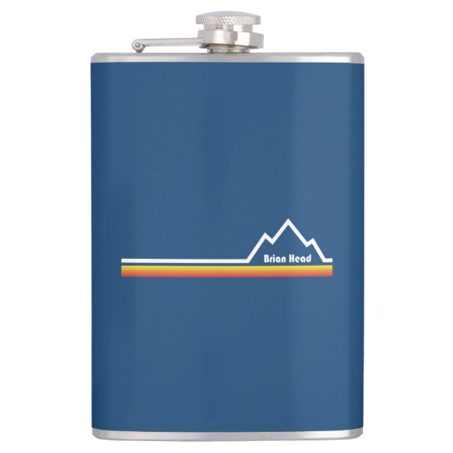 Brian Head Resort Hip Flask (Front)