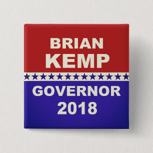 Brian Kemp Governor Georgia 2018 button