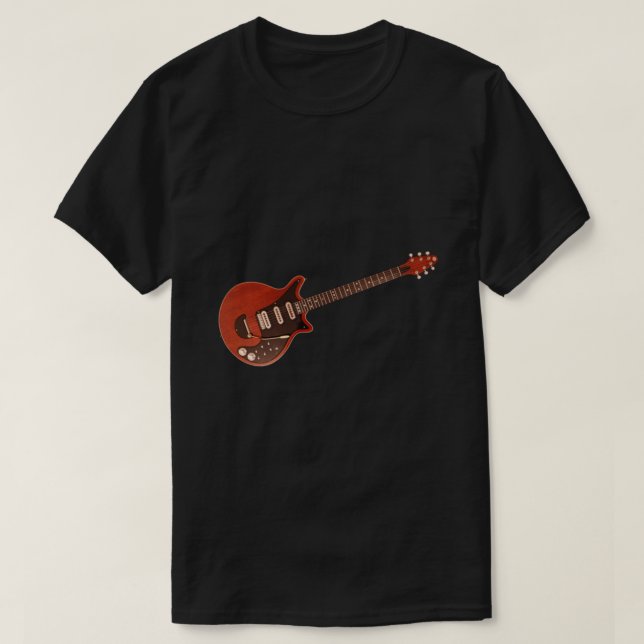 Brian May&x27;s Guitar (Red Special) - Queen Class T-Shirt (Design Front)