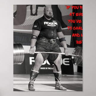 BRIAN SHAW - CHALLENGE YOU QUOTE POSTER