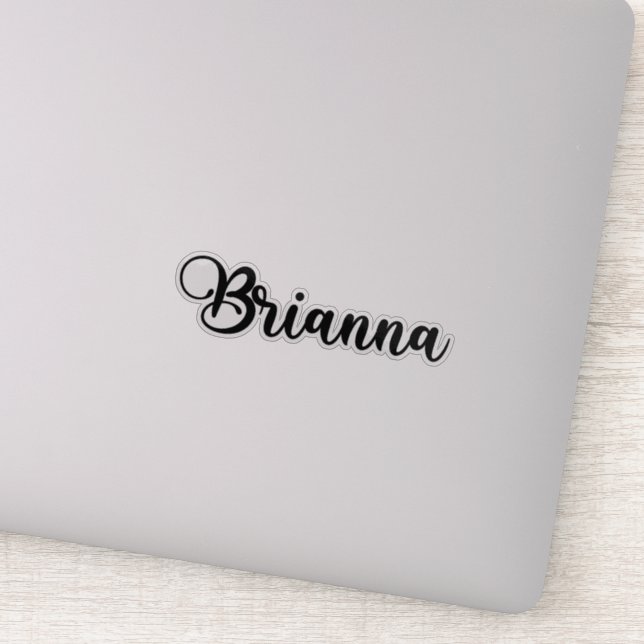 Brianna Name - Handwritten Calligraphy (Detail)