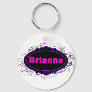 Brianna Nameplate Key Ring