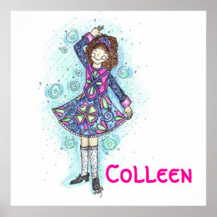 Brianne Irish Dancer Poster! Poster