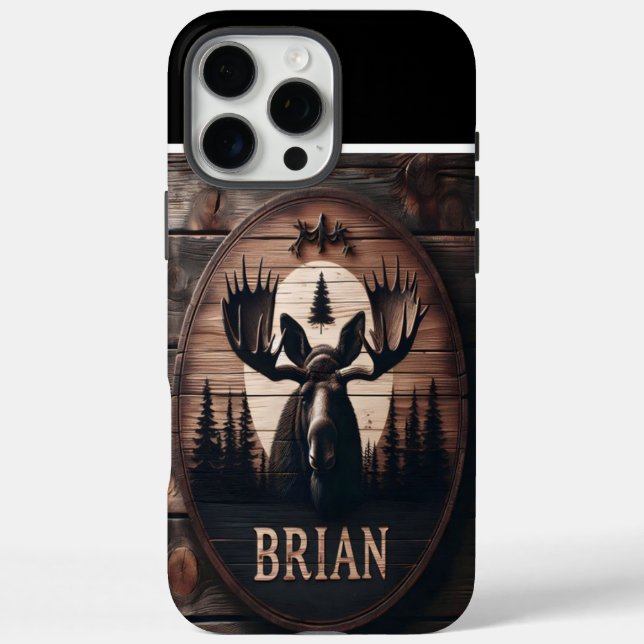 Brian's Moose Wood Sign Case-Mate iPhone Case (Back)