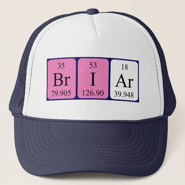 Briar periodic table name hat (Front)
