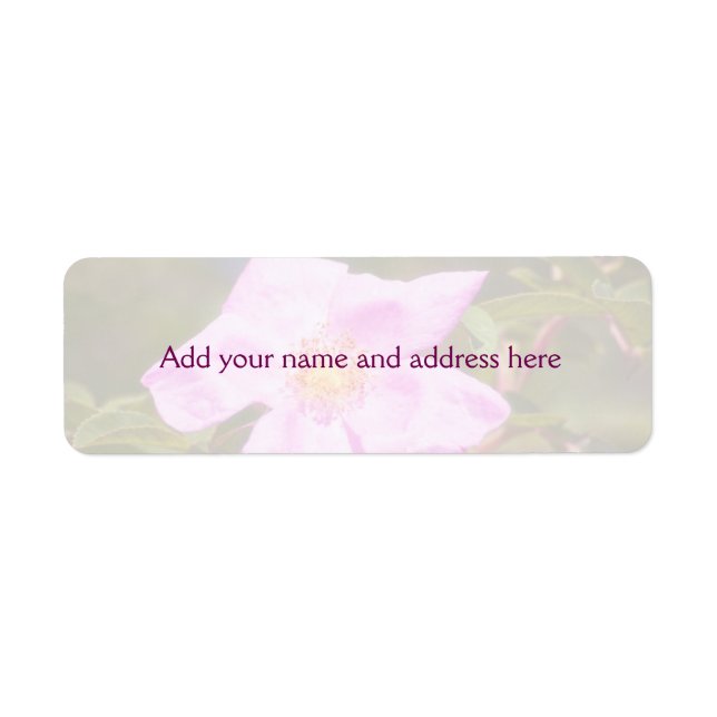 Briar Rose Return Address Label (Front)