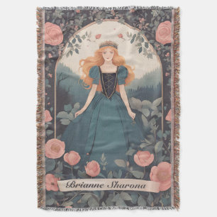 Briar Rose Throw Blanket