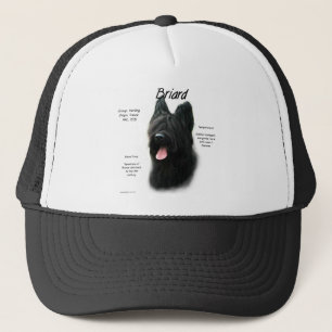 Briard (black) History Design Trucker Hat