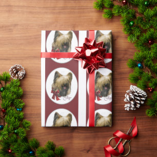 Briard Christmas  Wrapping Paper