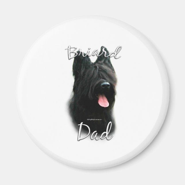 Briard Dad 2 Magnet (Front)