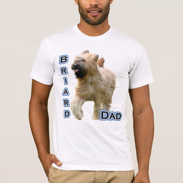 Briard Dad 4 T-Shirt (Front)