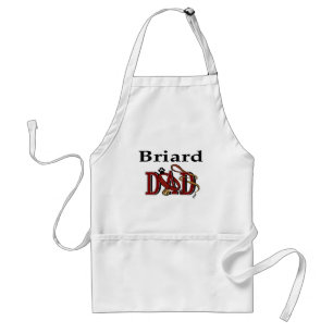Briard Dad Gifts Standard Apron