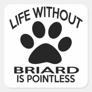 BRIARD DESIGNS SQUARE STICKER
