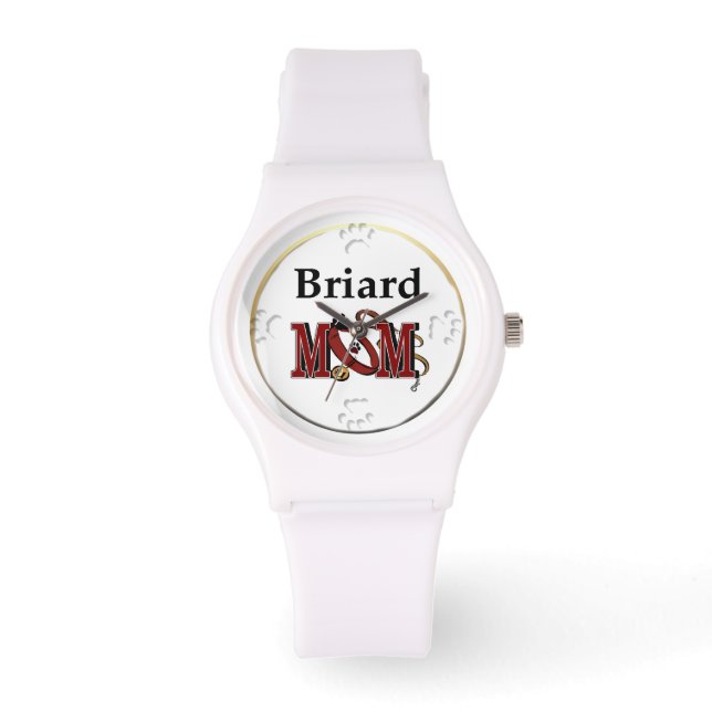 Briard Dog MOM Watch (Front)