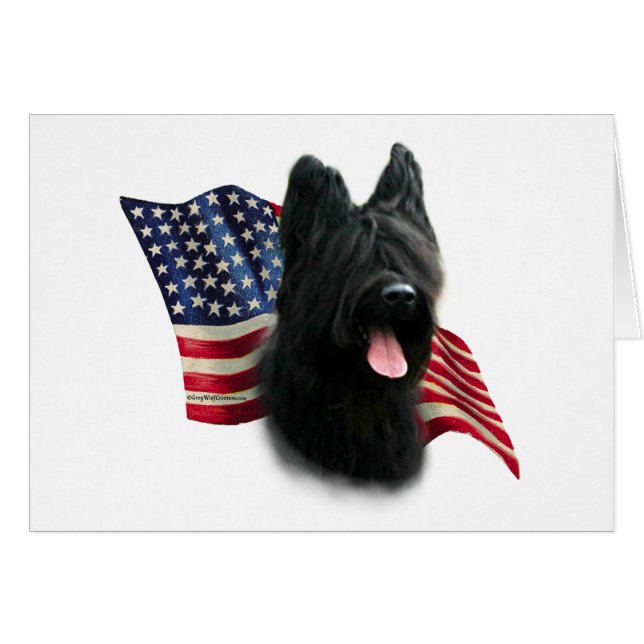 Briard Flag (Front Horizontal)