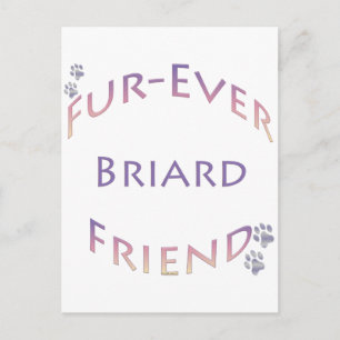 Briard Furever Postcard