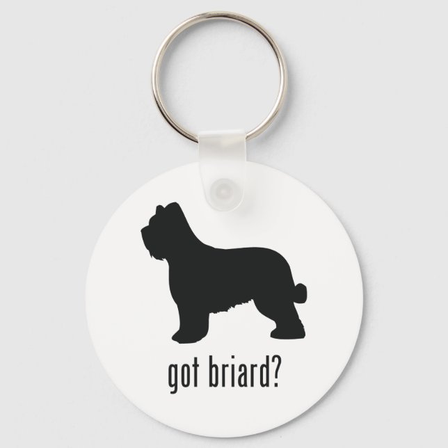 Briard Key Ring (Front)