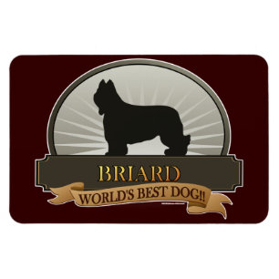 Briard Magnet