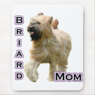 Briard Mum 4 Mouse Pad
