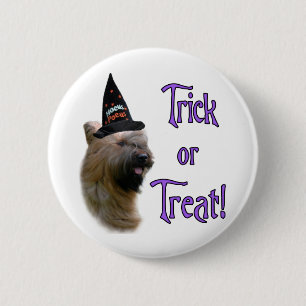 Briard Trick 6 Cm Round Badge