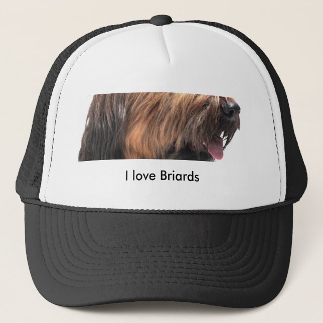 briard trucker hat (Front)