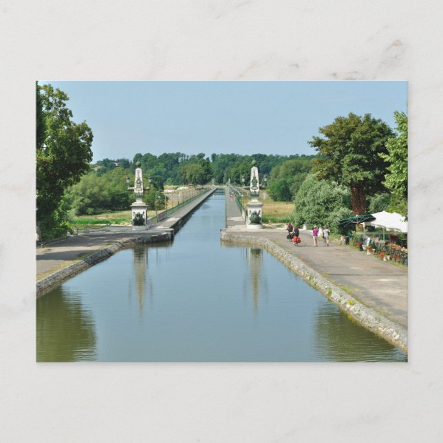Briare aqueduct postcard (Front)