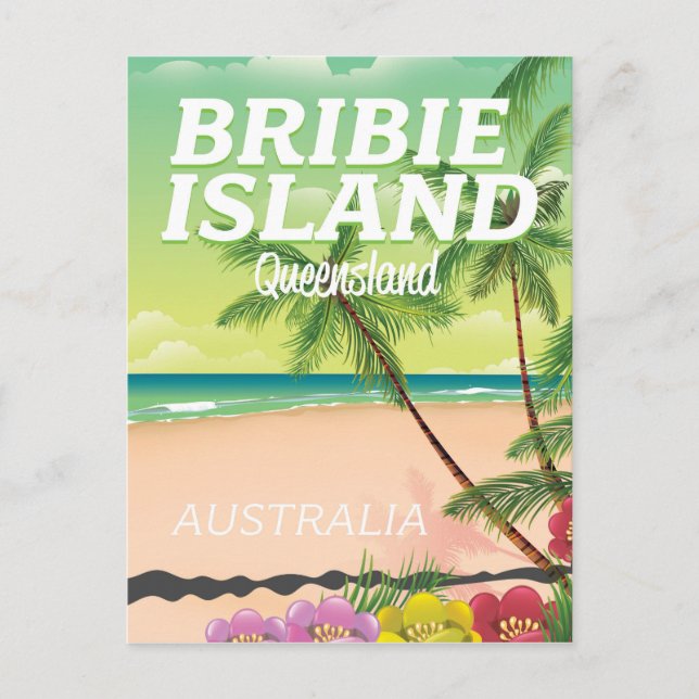 Bribie Island Queensland Australia Postcard (Front)