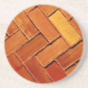 'Brick Abstract' Coaster