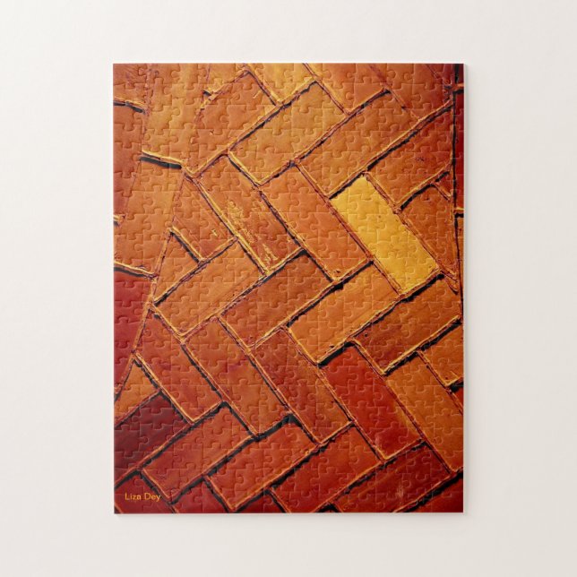 'Brick Abstract' Jigsaw Puzzle (Vertical)
