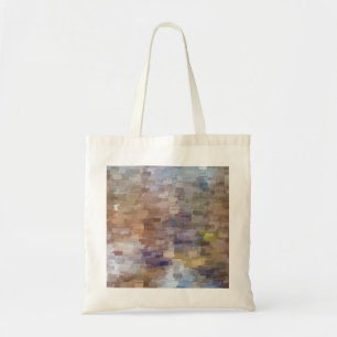 Brick Abstract Winter Fall Tote Bag
